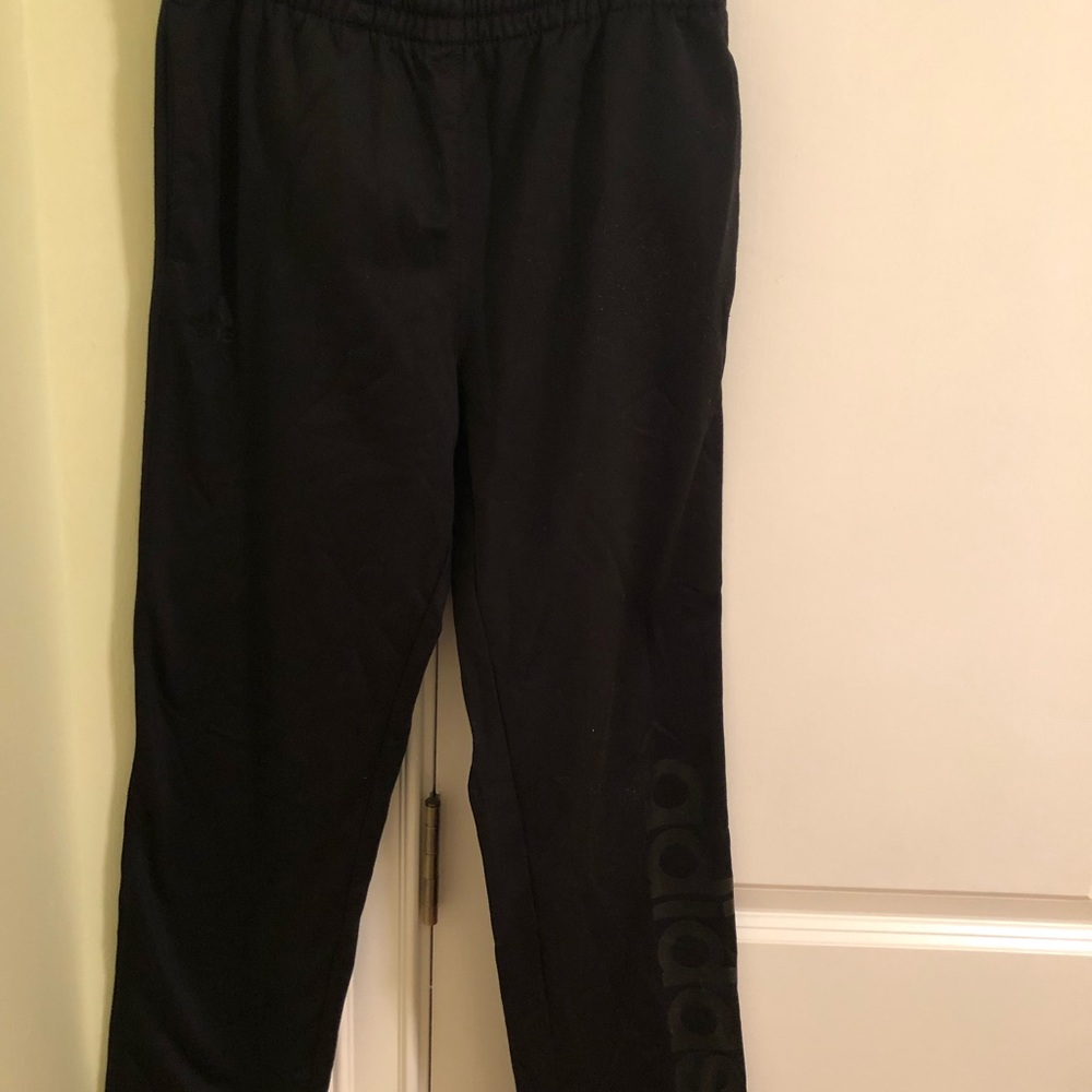 Boy’s Adidas sweatpants, black